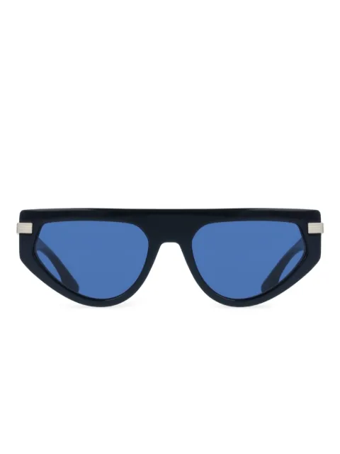 Victoria Beckham Eyewear triangle-frame sunglasses Blue VB685S
