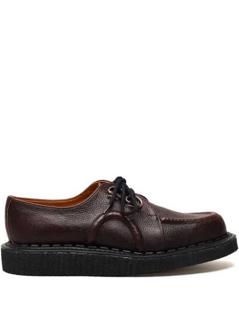 George Cox leather boat shoes Brown 15496IVC
