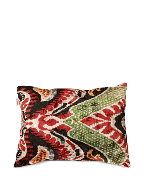 Les-Ottomans silk velvet cushion (50cm x 40cm) Red V74740X50S