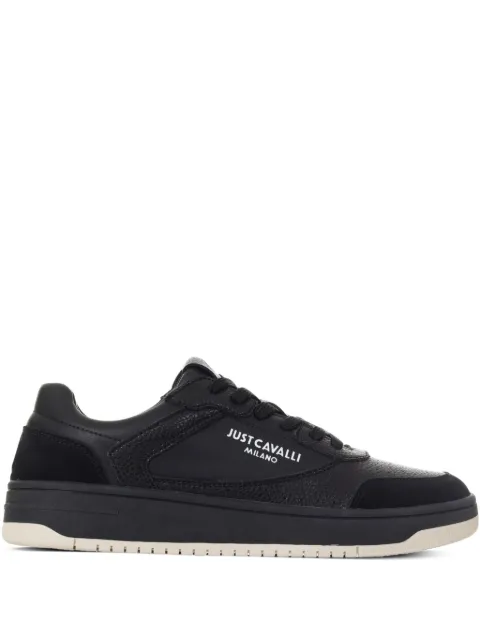 Just Cavalli logo-print sneakers Black 78QA3SM8ZPA90