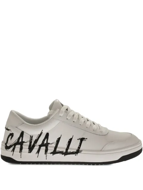 Just Cavalli logo-print sneakers White 78QA3SM5ZP397