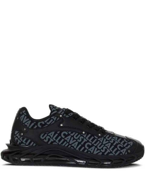 Just Cavalli logo-print sneakers Black 78QA3SQ1ZSC46