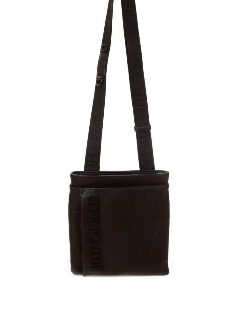Just Cavalli embossed logo shoulder bag Black 78QA4B12ZSB81