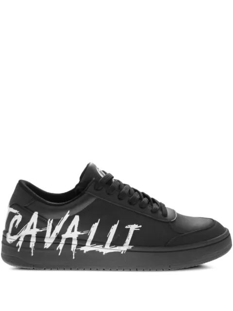 Just Cavalli logo-print sneakers Black 78QA3SM5ZP397