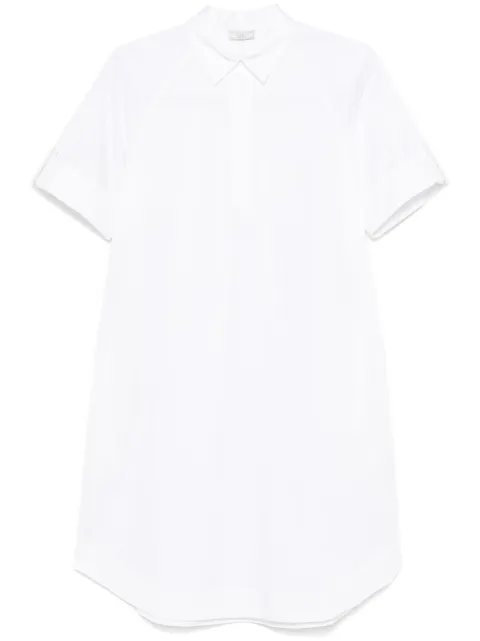 Peserico poplin mini dress White S0260301979300