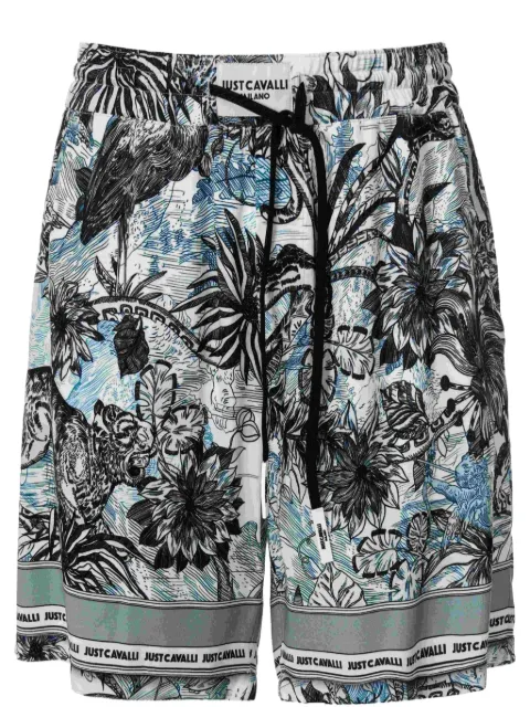 Just Cavalli printed shorts Blue 78OADY20CN503