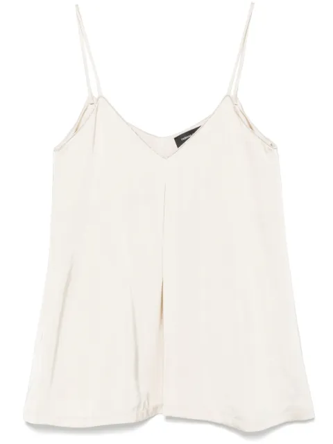 Fabiana Filippi bead-detail tank top Neutrals TPD275F609L453