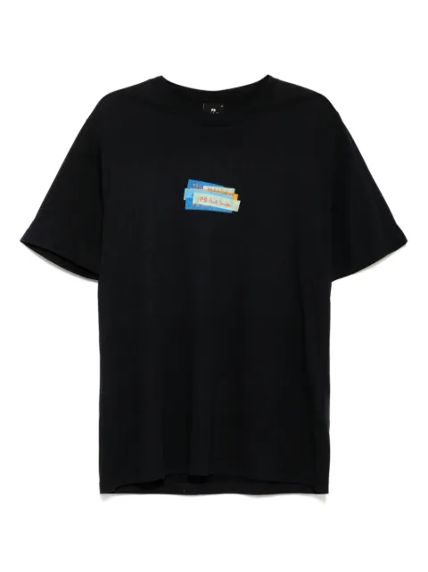 PS Paul Smith logo-print T-shirt Blue M2R011RPP5128