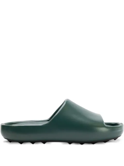 Valentino Garavani round-toe slides Green YS0F85MMP