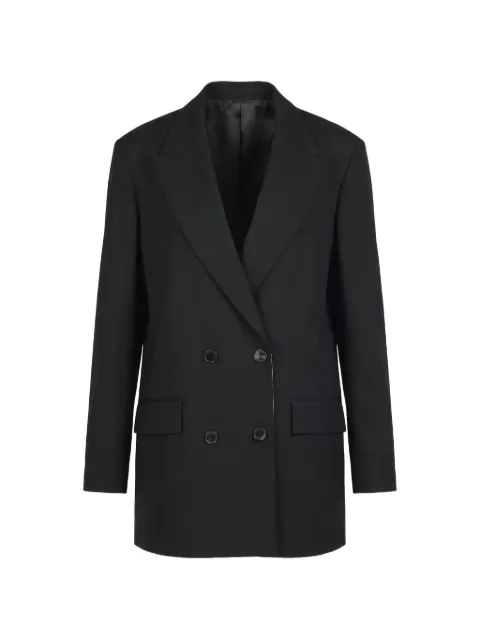 Valentino Garavani double-breasted pocket blazer Black BCE2F46DP