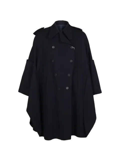 Valentino Garavani button double-breasted coat Blue BCG00B2P2