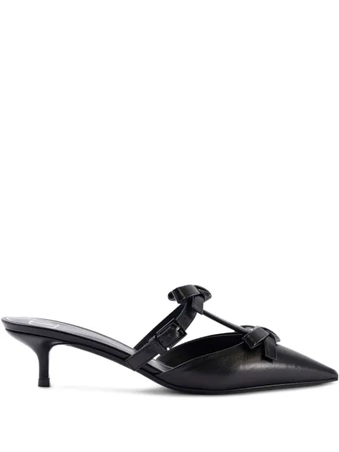 Valentino Garavani 40mm bow-detail mules Black WS0CR5CCC