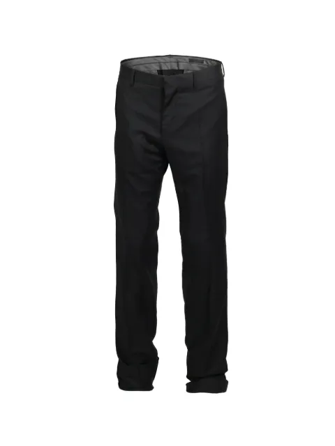 Valentino Garavani cuffed-hem trousers Black VRGTR324H