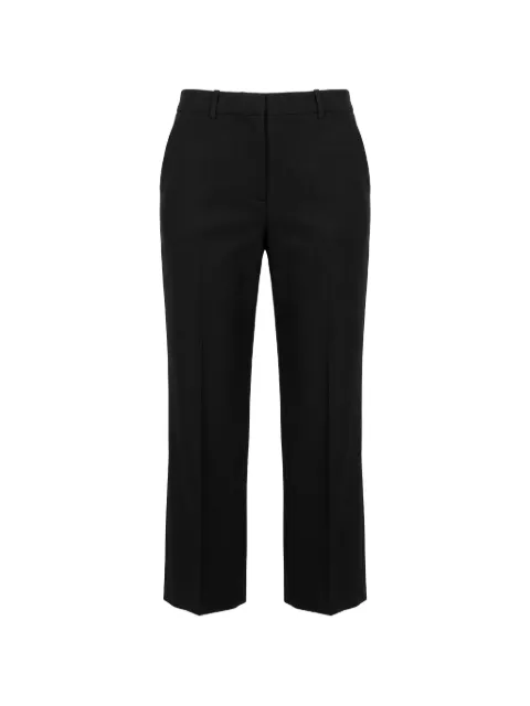 Valentino Garavani pressed-crease trousers Black BRB4701CF
