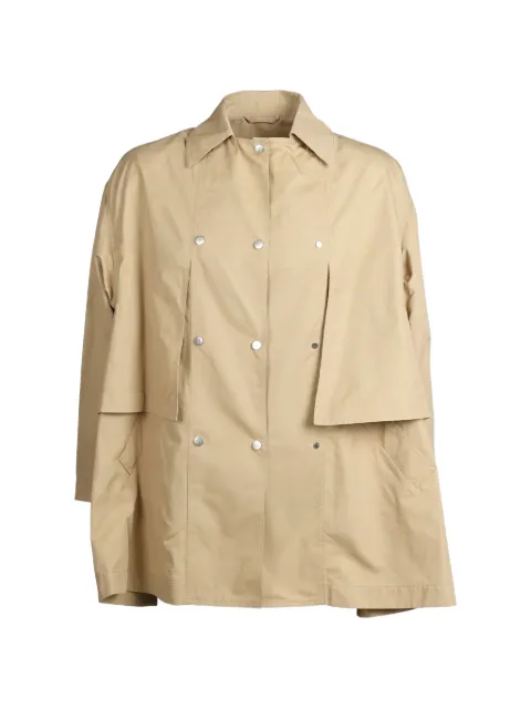 Valentino Garavani buttoned panelled coat Neutrals BCJ2D073G