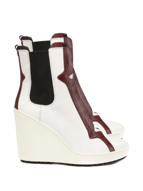 Hogan lace-up wedge boots White GCW00OC1100K9O