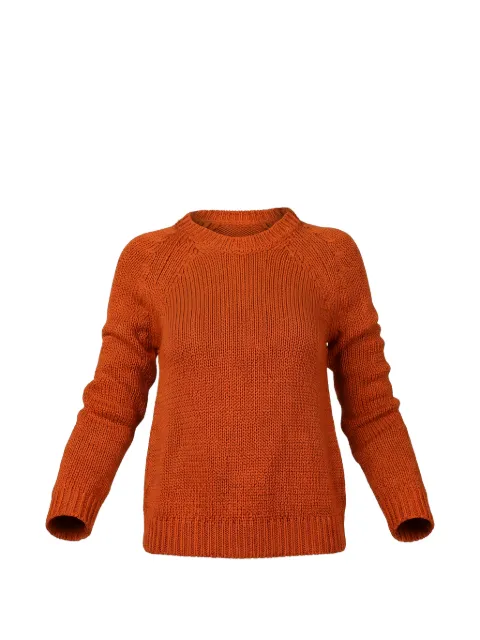 Valentino Garavani open-back tie sweater Orange BKC22Q6CL