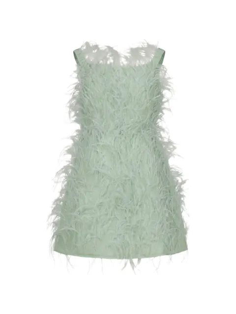 Valentino Garavani silk mini dress Green BVART51C8