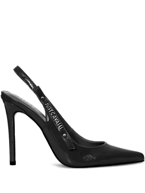 Just Cavalli logo-lettering pumps Black 78RA3S02ZSA38