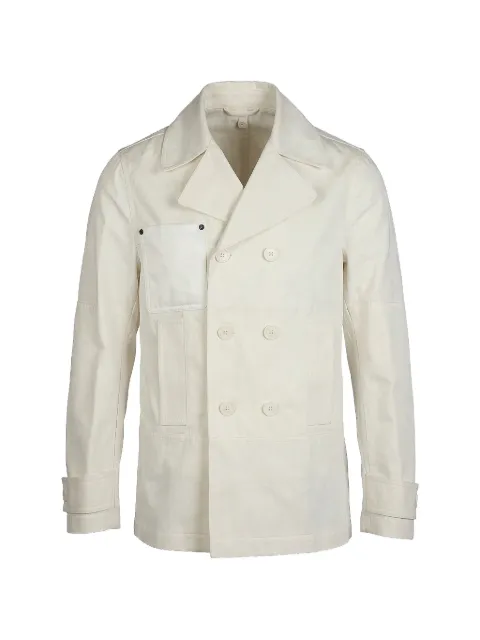 Valentino Garavani buttoned double-breasted coat White VCJF6579B
