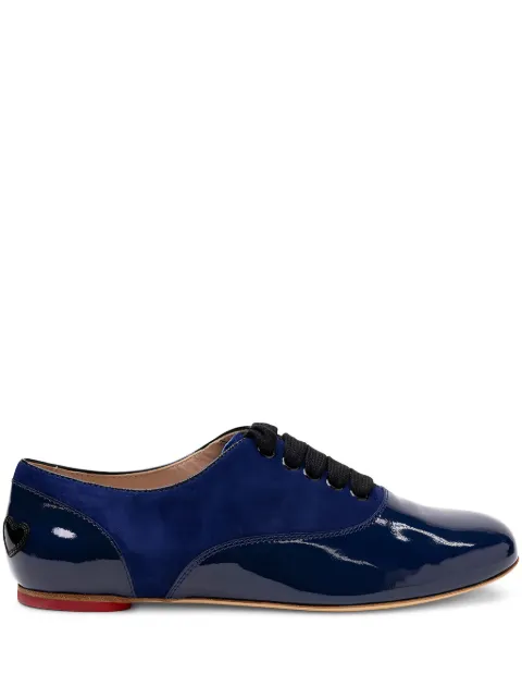Hogan patent heart detail Oxford shoes Blue GYW2150M10225Q