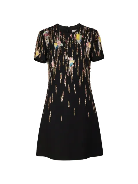 Valentino Garavani sequin-embellished mini dress Black BVAKJ41CF