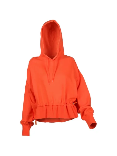 Valentino Garavani drawstring-waist hoodie Orange BMF14H71C