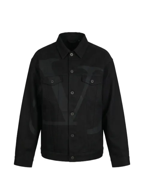 Valentino Garavani logo-print jacket Black BDC01G55G