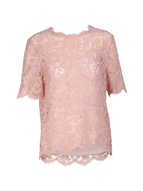 Valentino Garavani lace blouse Pink BAE0A61EC