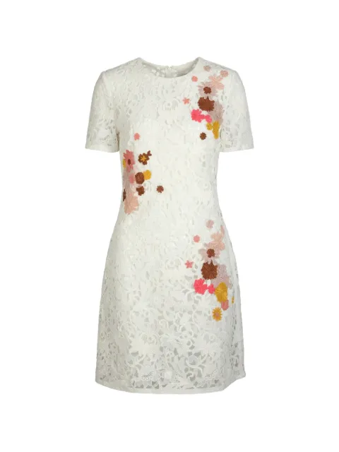 Valentino Garavani floral lace mini dress White BVAW053QG