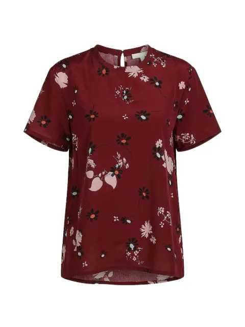 Valentino Garavani floral-print blouse Red BUE00F3D3