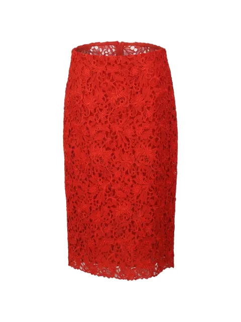 Valentino Garavani floral skirt Red BRA2B13QG
