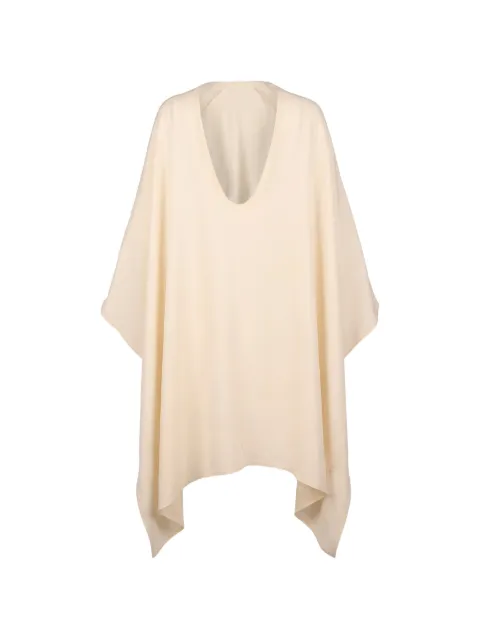 Valentino Garavani V-neck cape Neutrals BCG2201MM