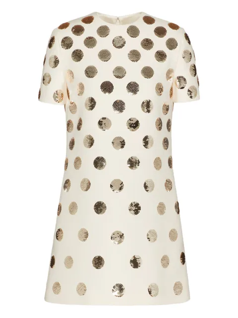 Valentino Garavani sequin-embellished dress Neutrals BVAUW21CF