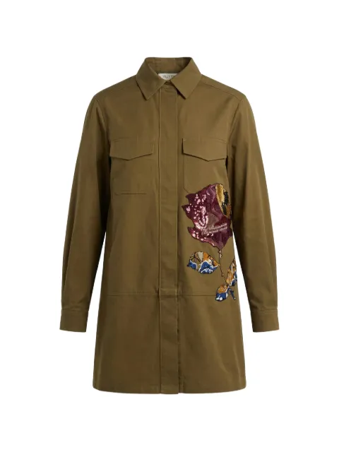 Valentino Garavani flap-pocket shirt Green BAB15J2Q9