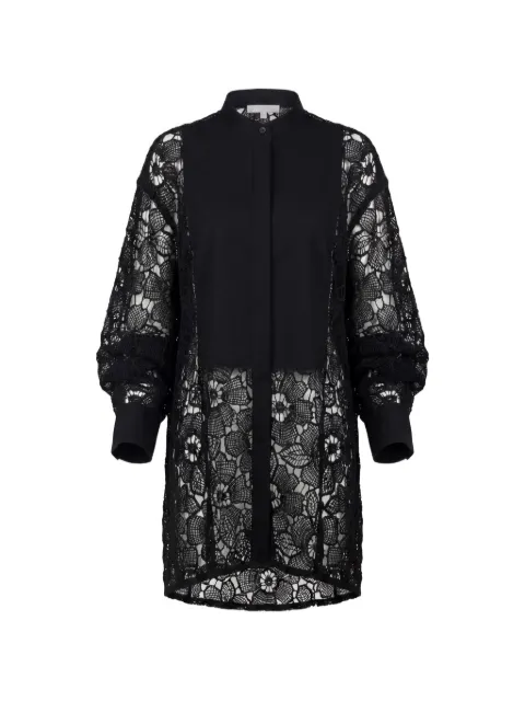 Valentino Garavani lace-construction shirt Black BAB2C16B2