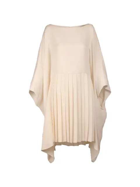 Valentino Garavani pleated asymmetric dress Neutrals BVAUN01MM