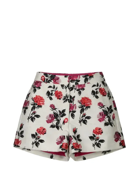 Valentino Garavani floral-printed shorts White BRF1H55P7