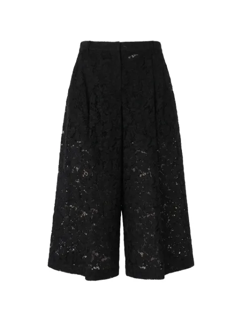 Valentino Garavani floral-lace wide-leg trousers Black BRB1861EC