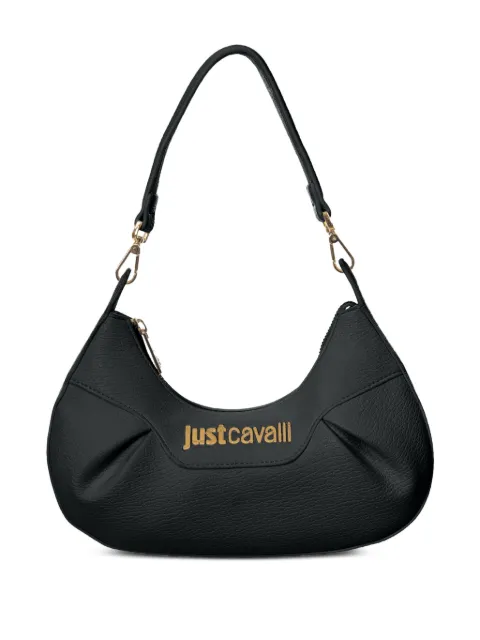 Just Cavalli logo-lettering shoulder bag Black 78RA4BD2ZSB81