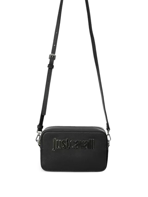Just Cavalli logo-lettering crossbody bag Black 78RA4BB9ZS766