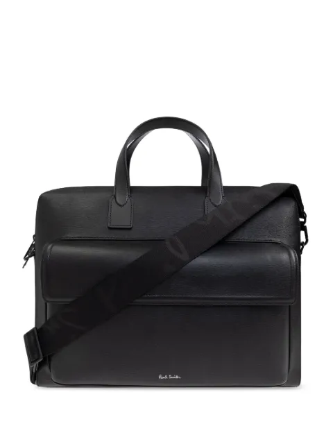 Paul Smith leather laptop bag Black M1A8031BSGRAI
