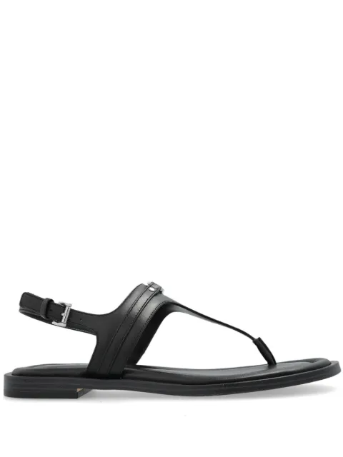 Michael Michael Kors logo-plaque sandals Black 40S5MAFS4L