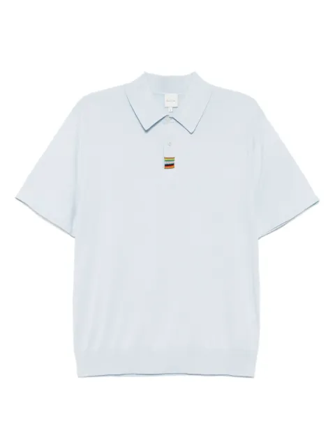 Paul Smith signature stripe detail polo shirt Blue M1R265ZP02678