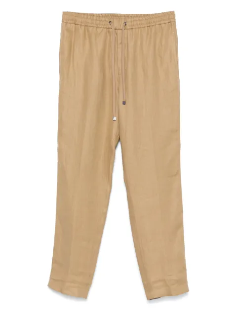 Moncler linen track pants Neutrals K10912A00014598J4