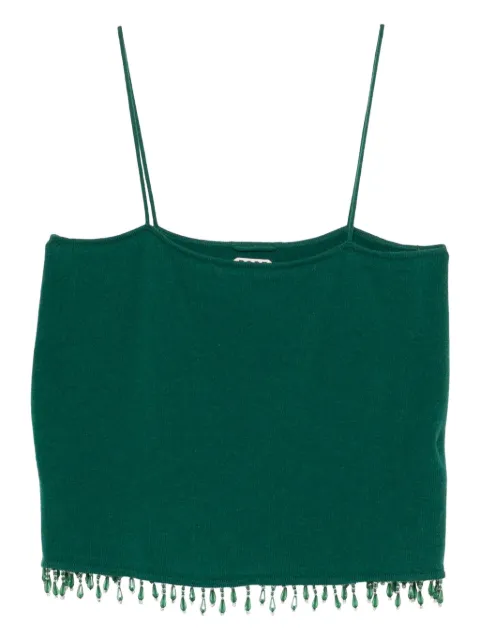 BODE beads-trim top Green WRF25KT028