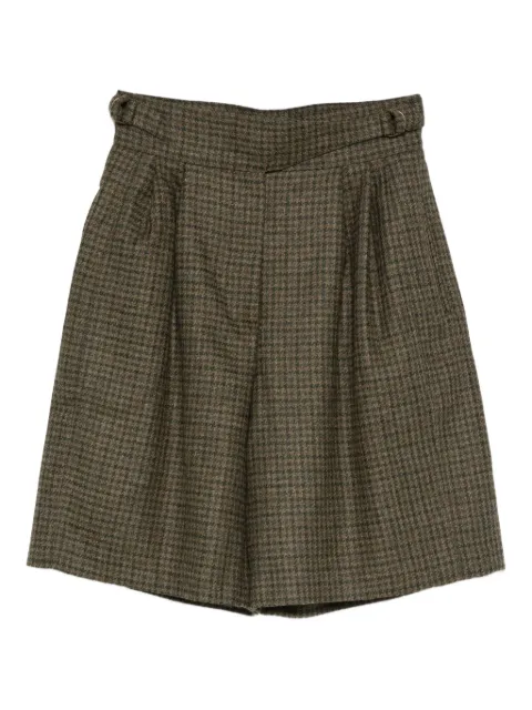 BODE Morris houndstooth shorts Brown WRF25BT021