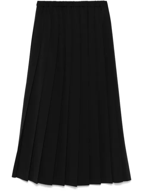 Junya Watanabe pleated midi skirt Black JOS0120511BLACK