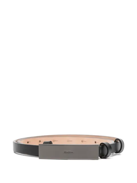 Max Mara leather belt Black 2514501013600