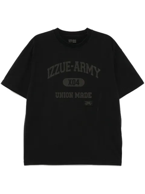 izzue logo-print T-shirt Black IZXTER1194S5O